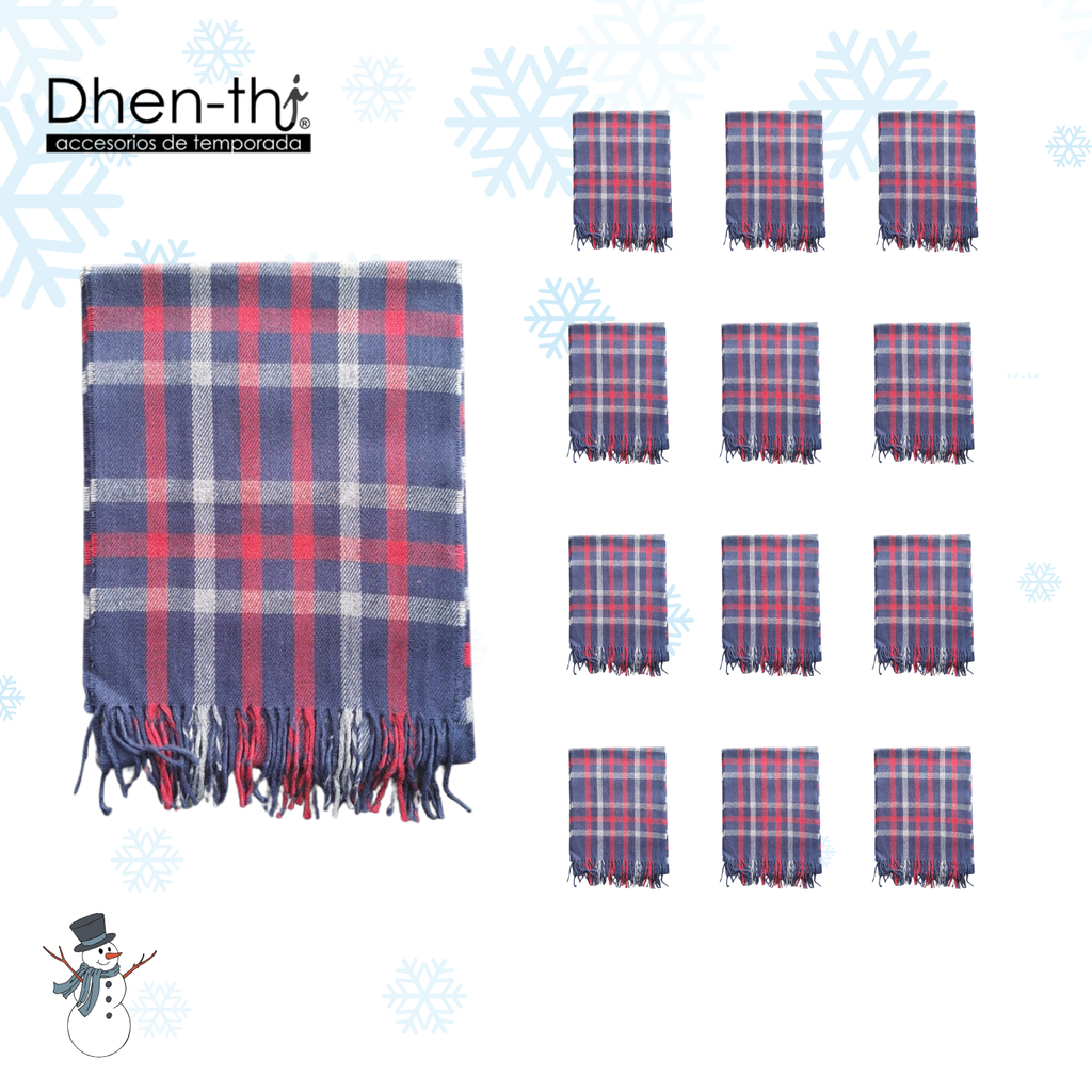 🧣¡Lote de 12 Bufandas con Diseño!🧣