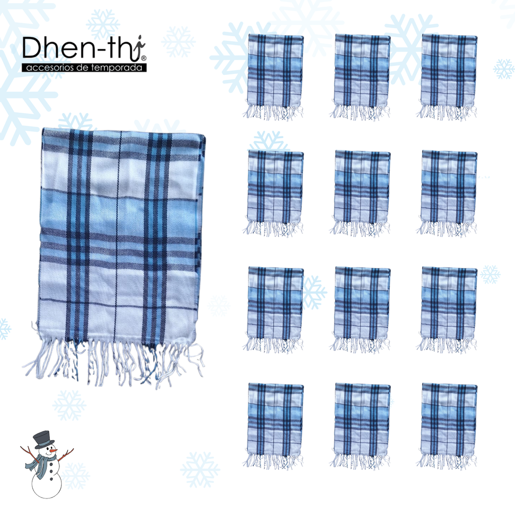🧣¡Lote de 12 Bufandas con Diseño!🧣