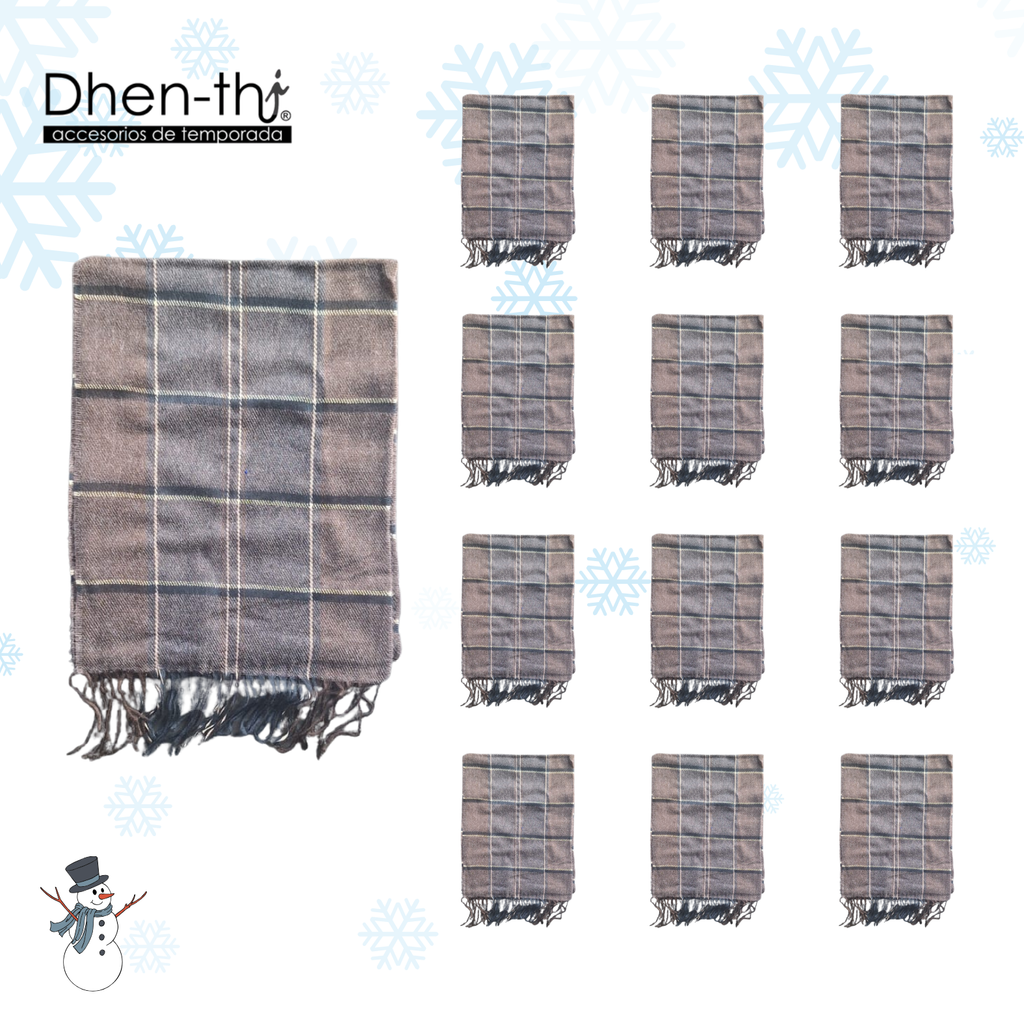 🧣¡Lote de 12 Bufandas con Diseño!🧣