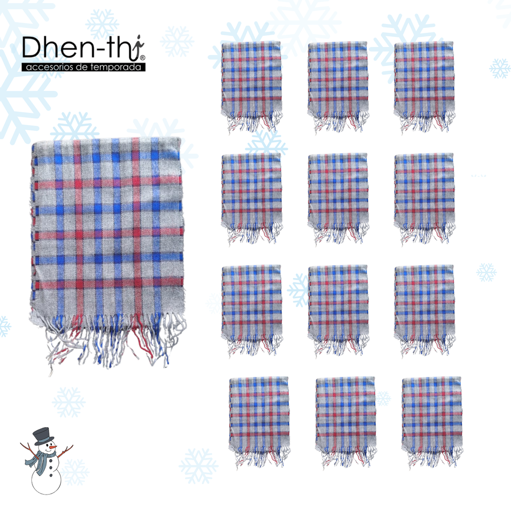 🧣¡Lote de 12 Bufandas con Diseño!🧣