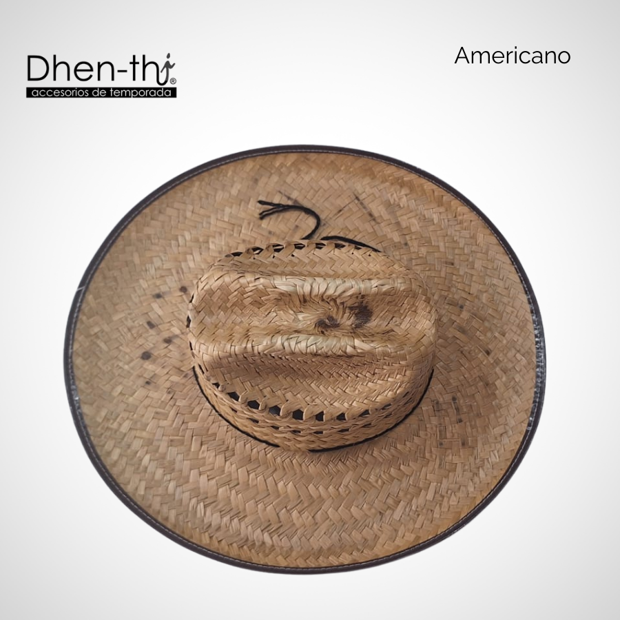 Sombrero Horma Americano Quemado