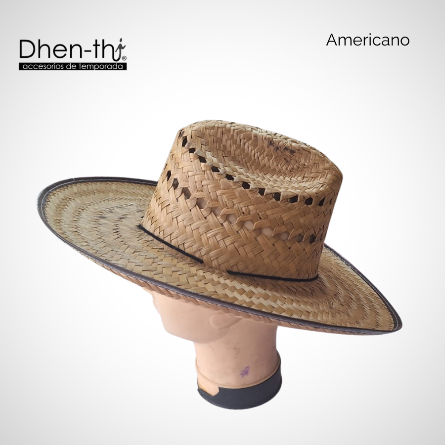 Sombrero Horma Americano Quemado