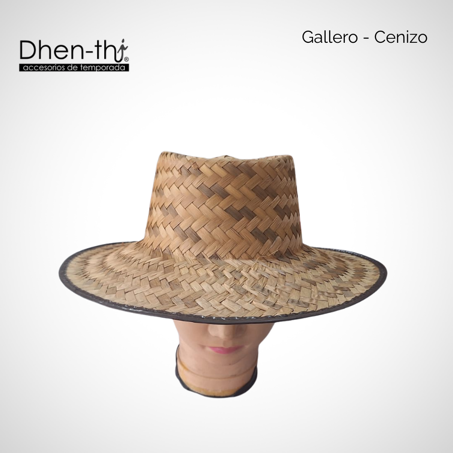 Sombrero Horma Gallero Cenizo