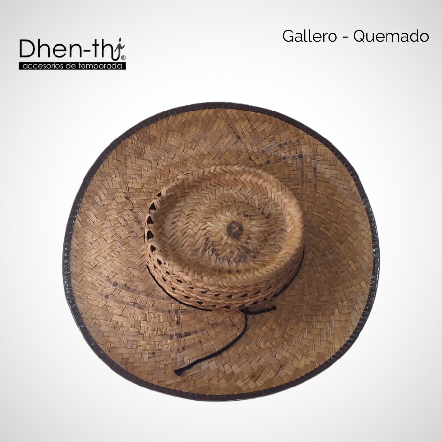 Sombrero Horma Gallero Quemado