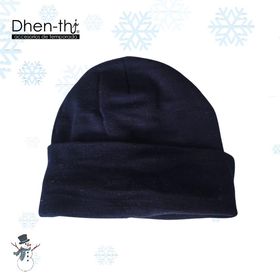 Bonete liso con forro interior