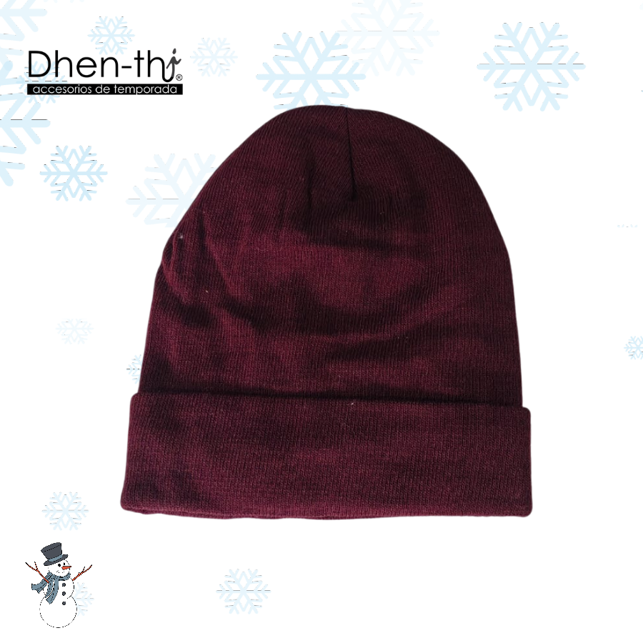 Bonete liso con forro interior