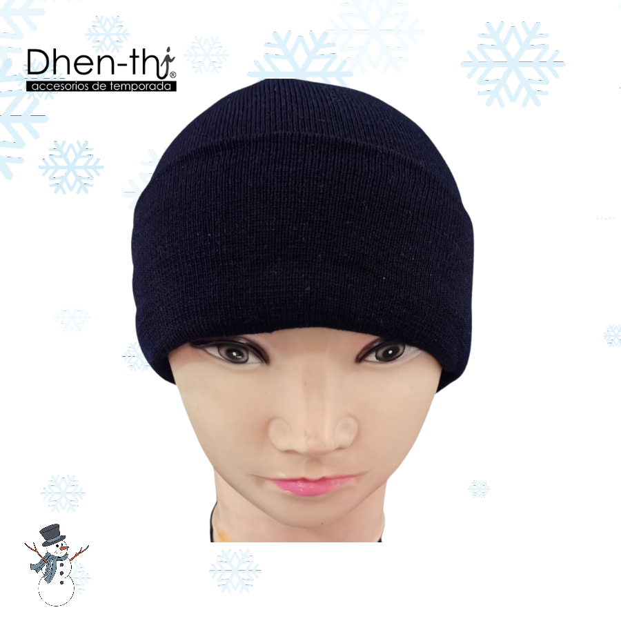 Bonete liso con forro interior