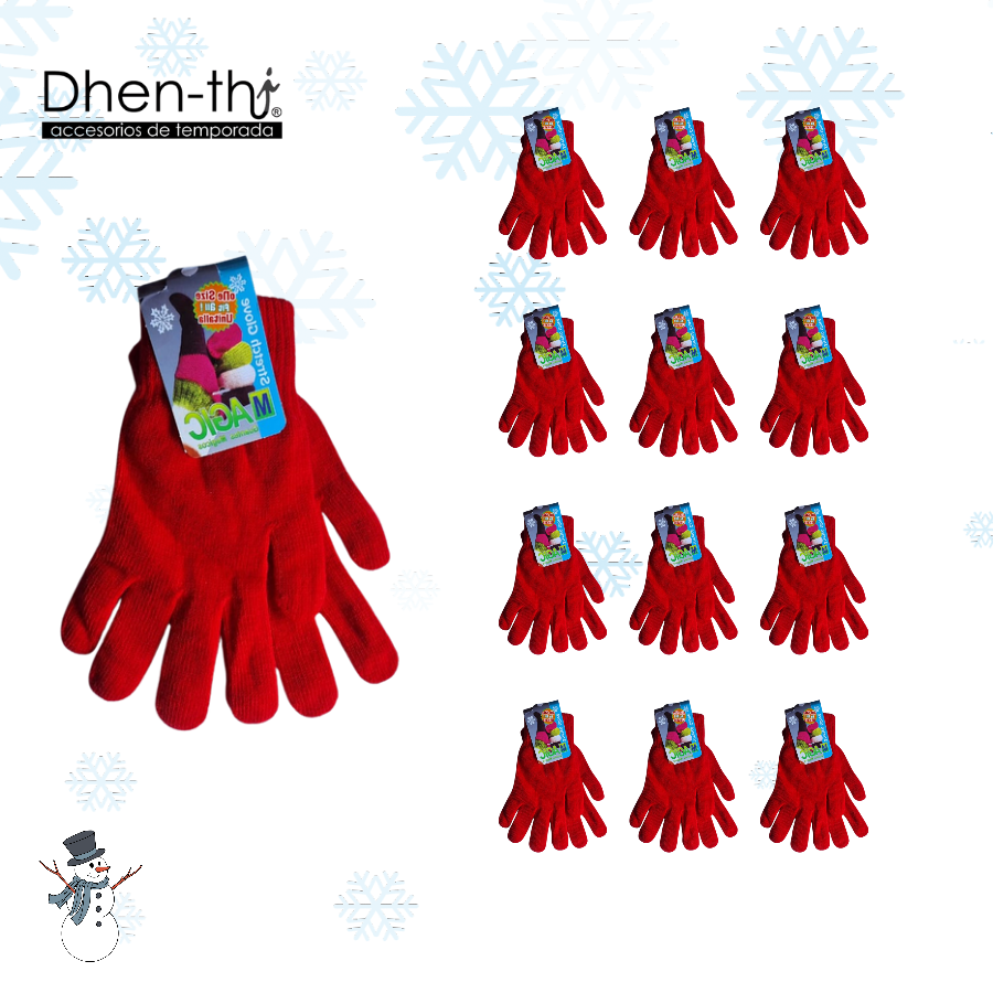 🏪 ¡Lote de 12 Pares de Guante Dama! 🏪