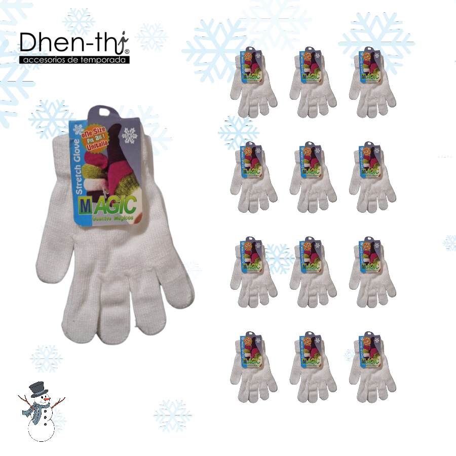 🏪 ¡Lote de 12 Pares de Guante Escolar! 🏪
