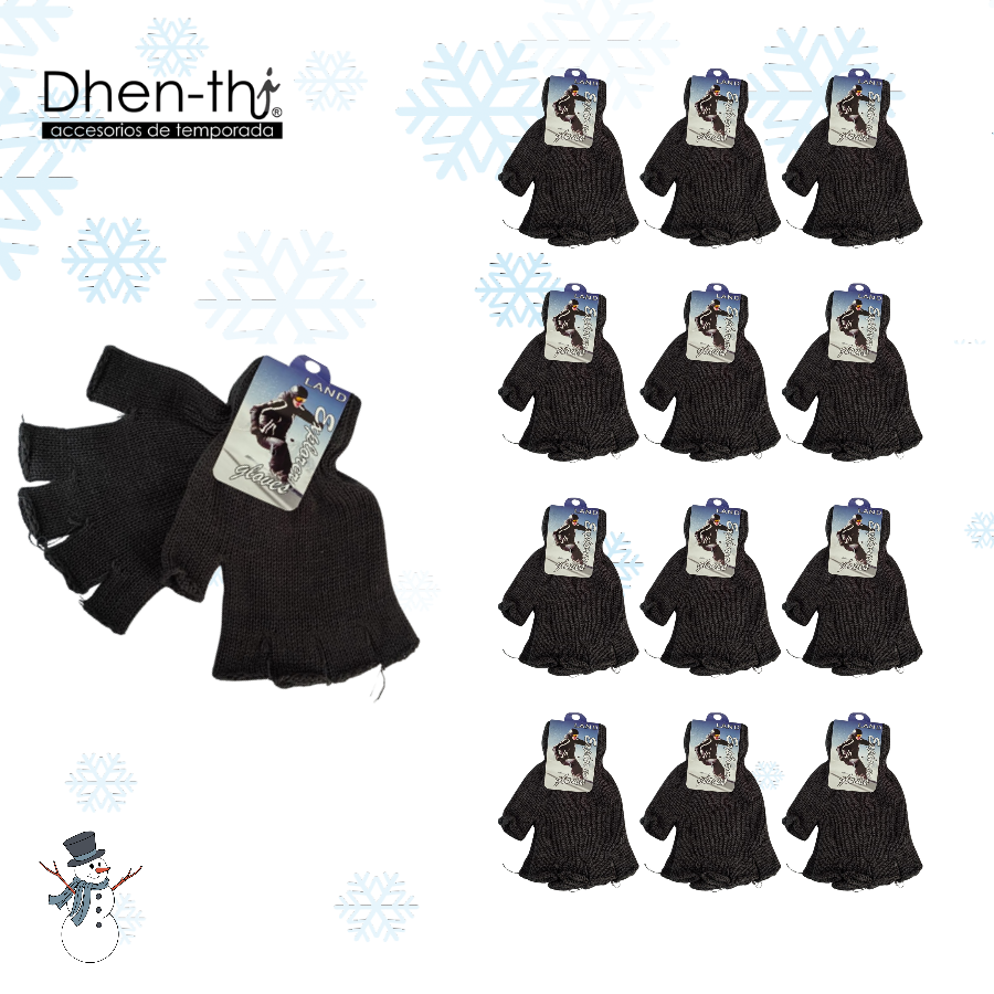 🏪 ¡Lote de 12 Pares de Guante Mocho Caballero! 🏪