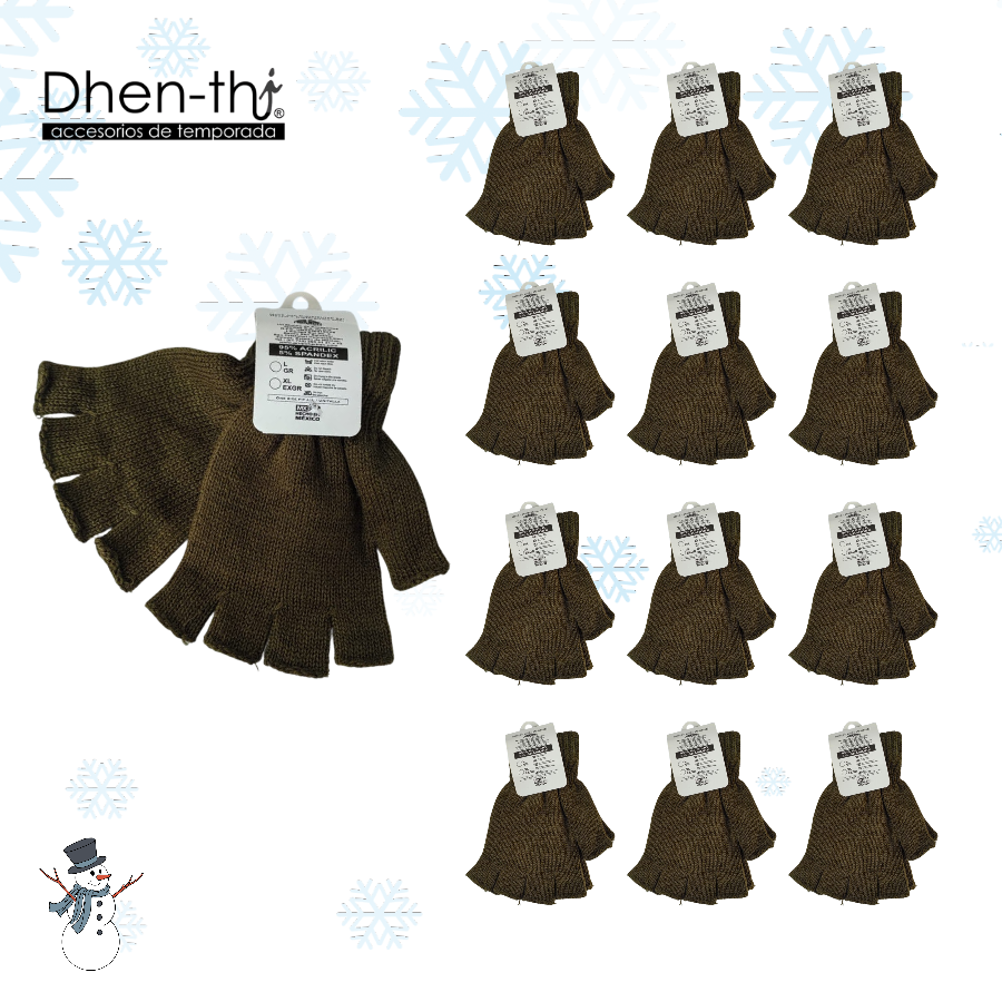 🏪 ¡Lote de 12 Pares de Guante Mocho Caballero! 🏪